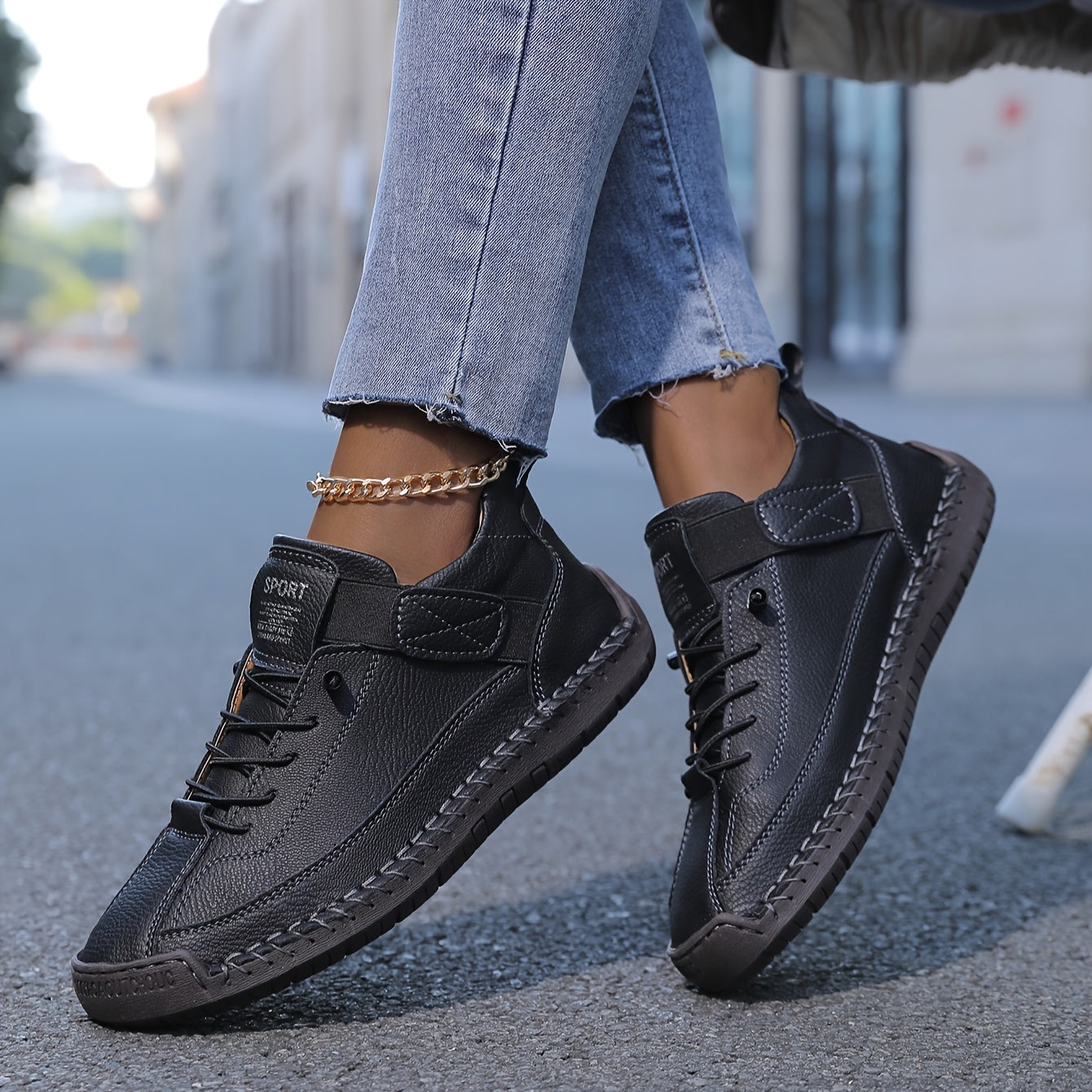 FlexiWalk™ – Bottines Artisanales Souples & Antidérapantes
