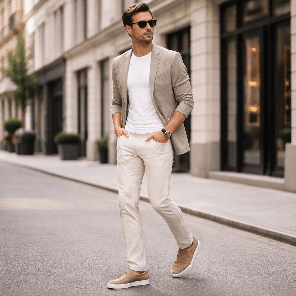 Mocassins Homme Urbain en Daim