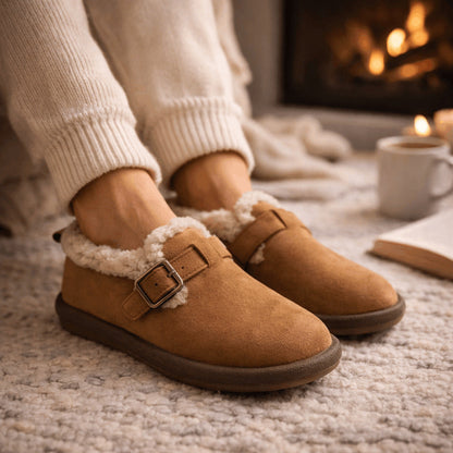 Mocassins Femme Doublés en Fourrure – Chaleur et Confort