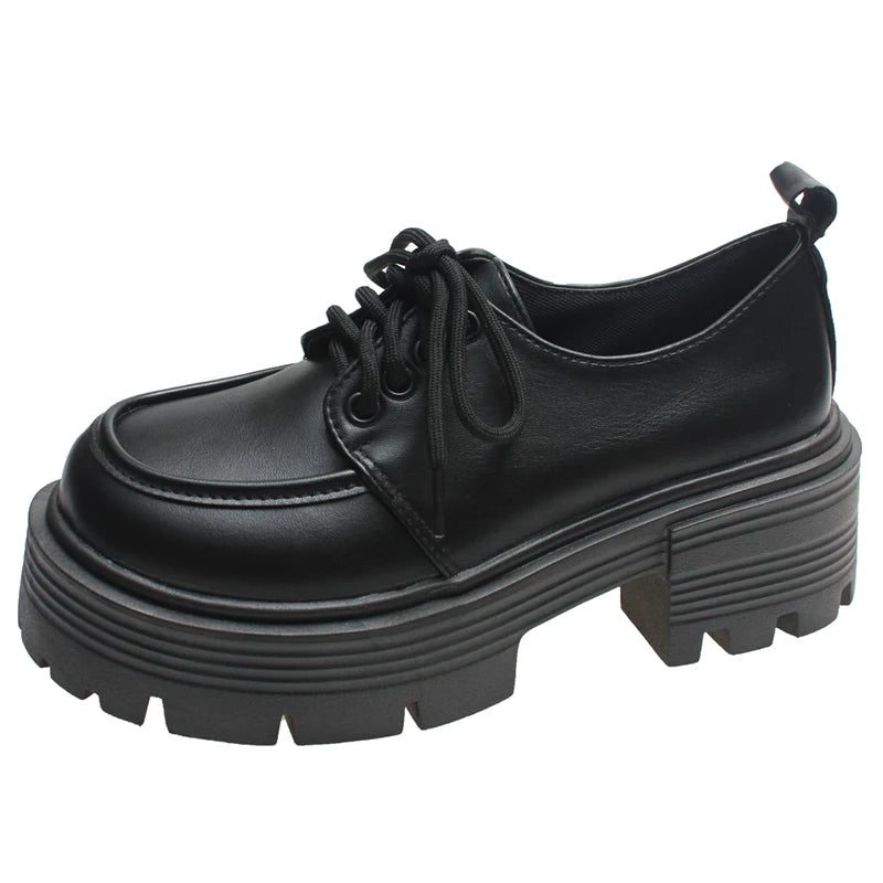 Chaussures Mocassins Femme à Semelles Épaisses