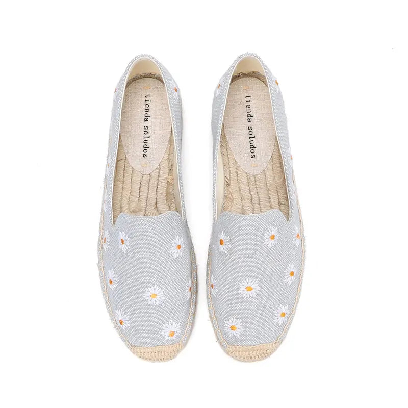 Espadrilles Femme – Motif Marguerites