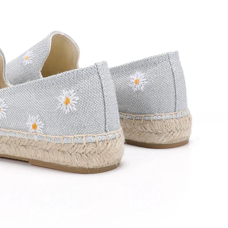 Espadrilles Femme – Motif Marguerites