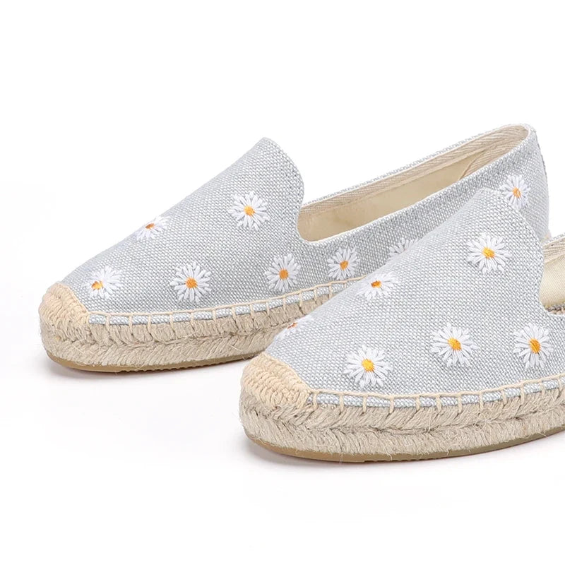 Espadrilles Femme – Motif Marguerites