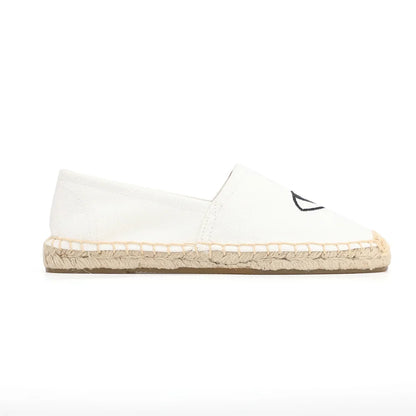 Espadrilles Femme Toile – Motif Œil Brodé