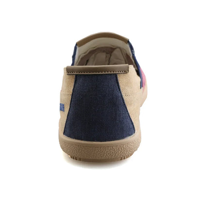 Espadrilles Homme Toile – Patchwork Cousu Slip-On