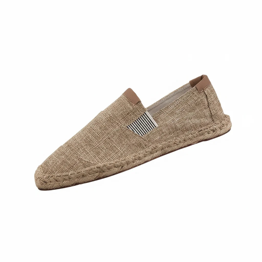 Espadrilles Homme Toile – Patchwork Respirant Semelle Tressée