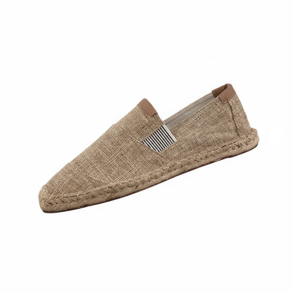 Espadrilles Homme Toile – Patchwork Respirant Semelle Tressée