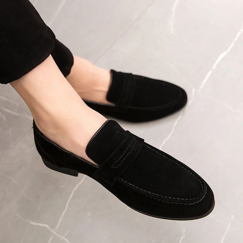Mocassins Classiques en Daim