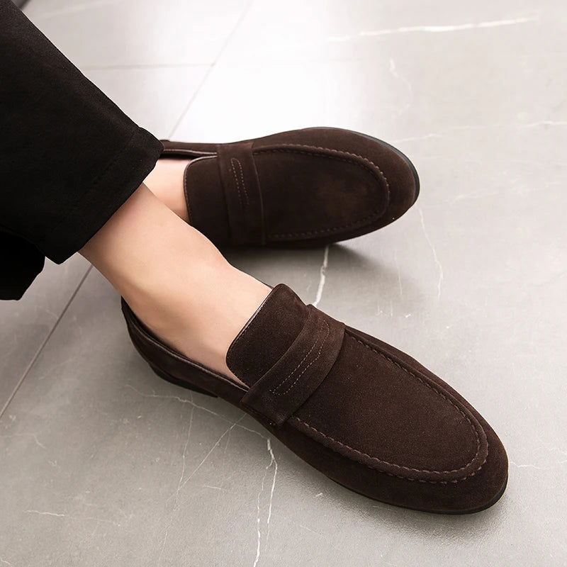 Mocassins Classiques en Daim