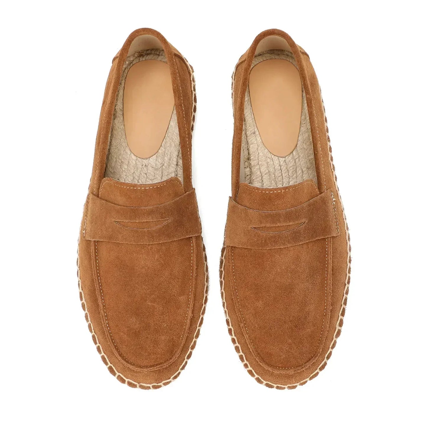 Mocassins Espadrilles en Daim - Confort et Décontractée