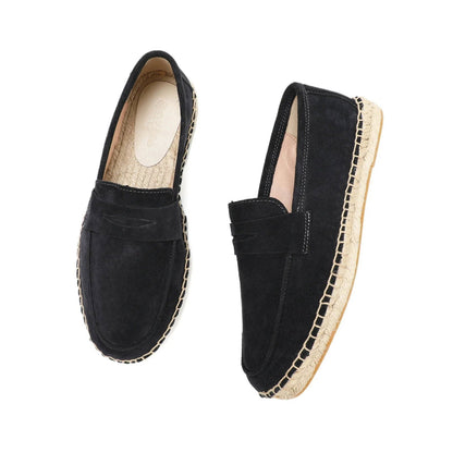 Mocassins Espadrilles en Daim - Confort et Décontractée