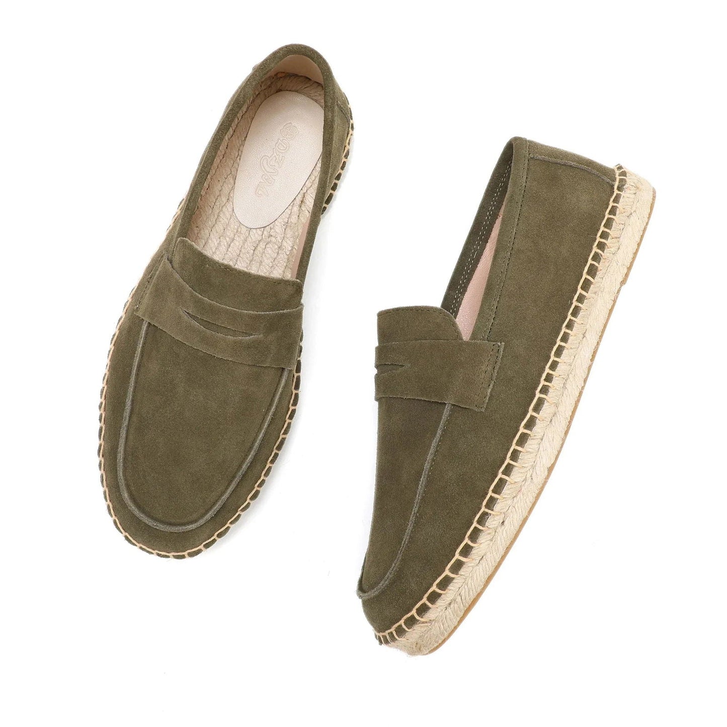 Mocassins Espadrilles en Daim - Confort et Décontractée