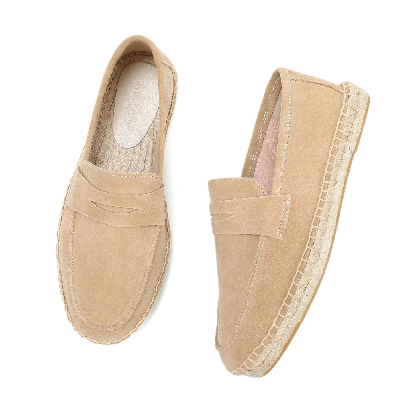 Mocassins Espadrilles en Daim - Confort et Décontractée