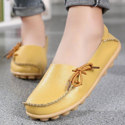 Mocassins Femme Chic avec Nœud Décoratif