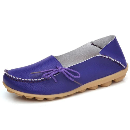 Mocassins Femme Chic avec Nœud Décoratif