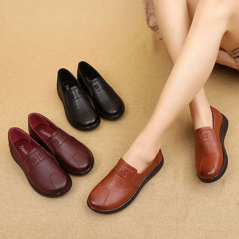 Mocassins Femme Confort en Cuir - Confort et Praticité