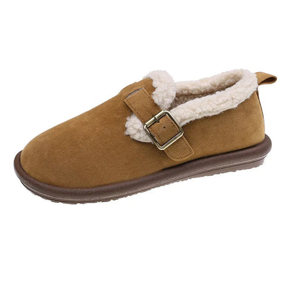 Mocassins Femme Doublés en Fourrure – Chaleur et Confort