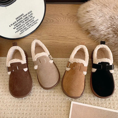Mocassins Femme Doublés en Fourrure – Chaleur et Confort