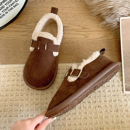 Mocassins Femme Doublés en Fourrure – Chaleur et Confort
