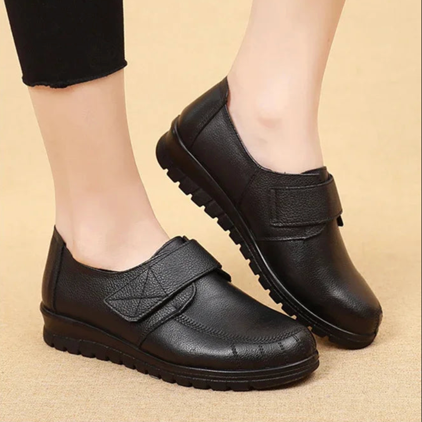 Mocassins Femme Noir à Scratch