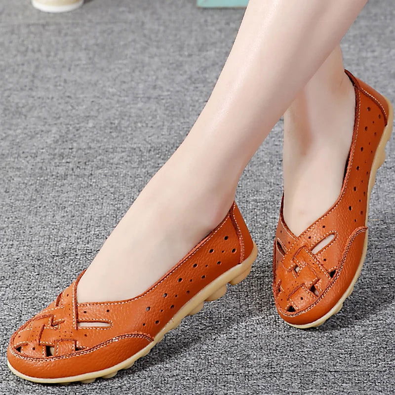 Mocassins Femme Souple & Décontractés en Cuir