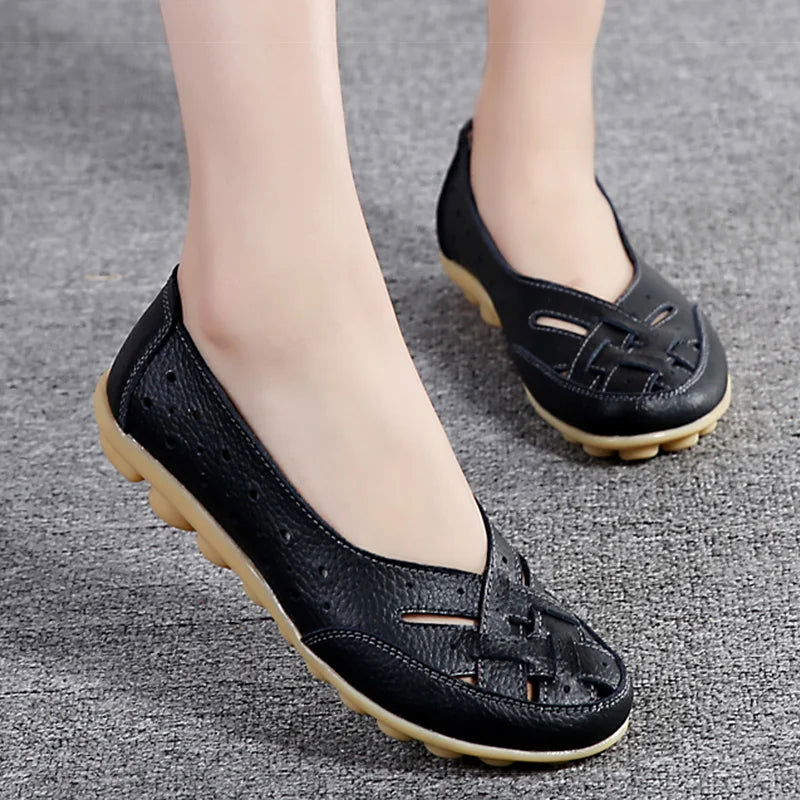 Mocassins Femme Souple & Décontractés en Cuir