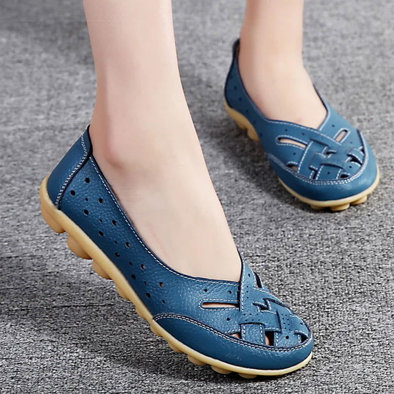 Mocassins Femme Souple & Décontractés en Cuir