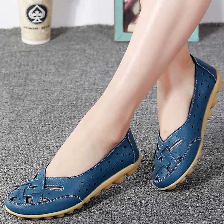 Mocassins Femme Souple & Décontractés en Cuir