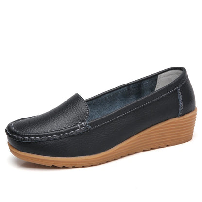 Mocassins Femme à Semelle Compensée