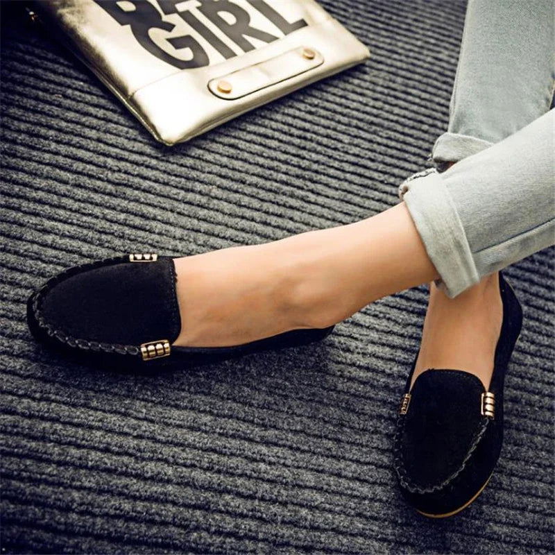 Mocassins Femme en Denim - Style Décontracté et Confort