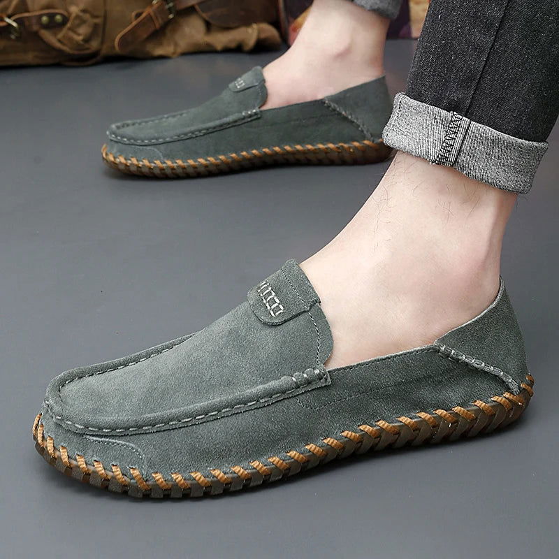 Mocassins Homme Casual en Daim Souple