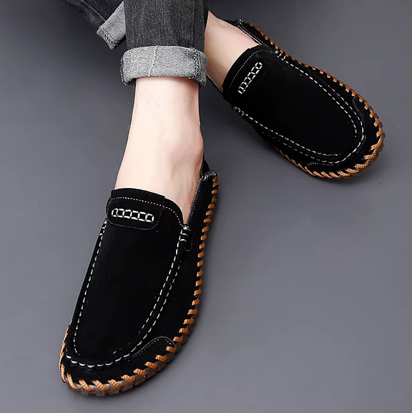 Mocassins Homme Casual en Daim Souple