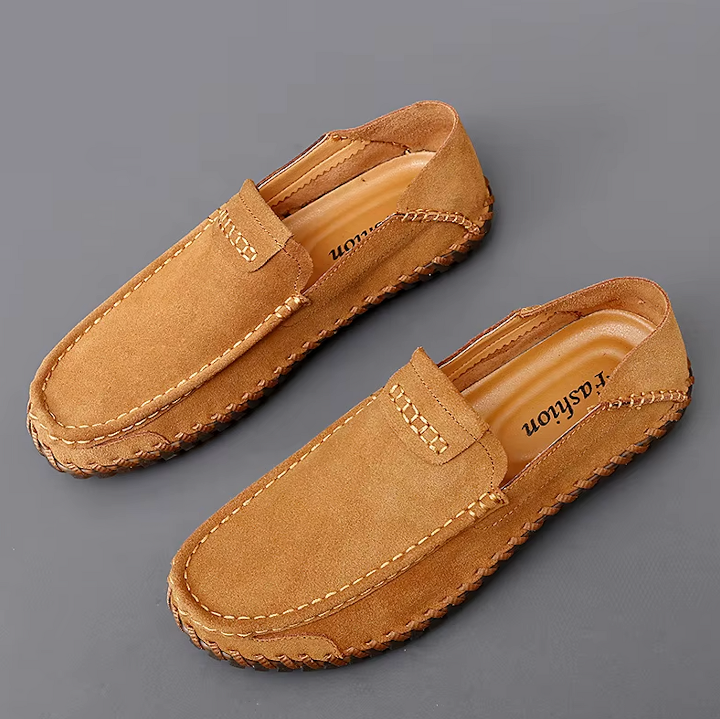 Mocassins Homme Casual en Daim Souple