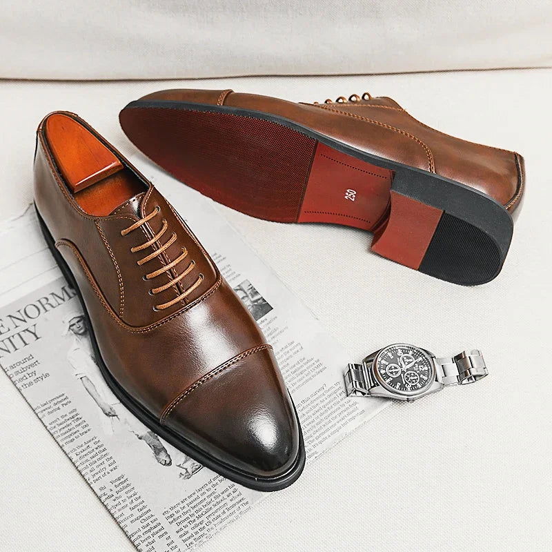 Mocassins Homme Classe avec Semelle Rouge - Style Luxe