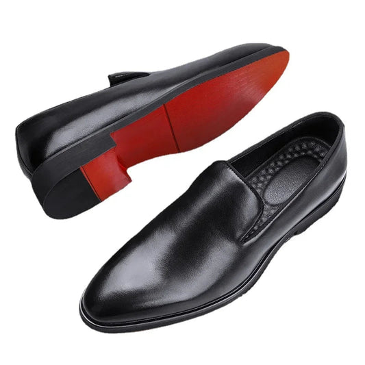 Mocassins Homme Classe avec Semelle Rouge - Style Luxe