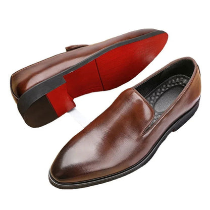 Mocassins Homme Classe avec Semelle Rouge - Style Luxe