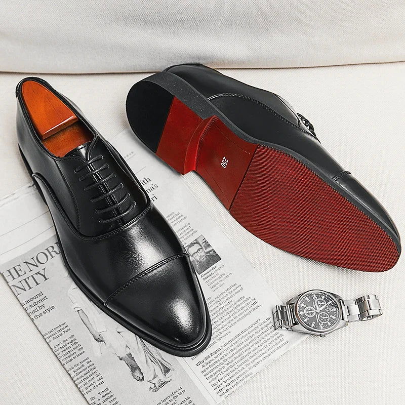 Mocassins Homme Classe avec Semelle Rouge - Style Luxe