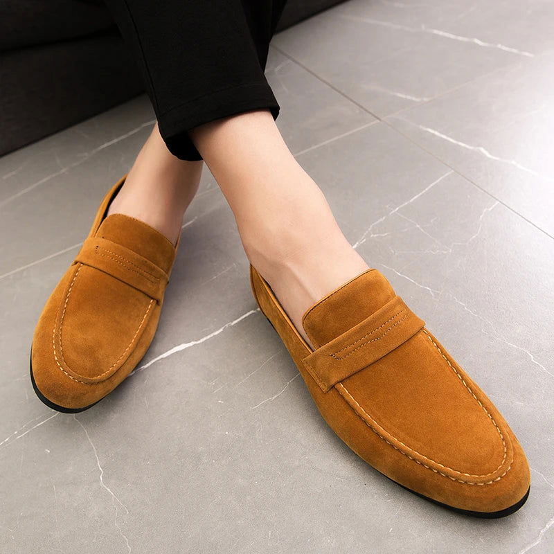 Mocassins Homme Classique en Daim