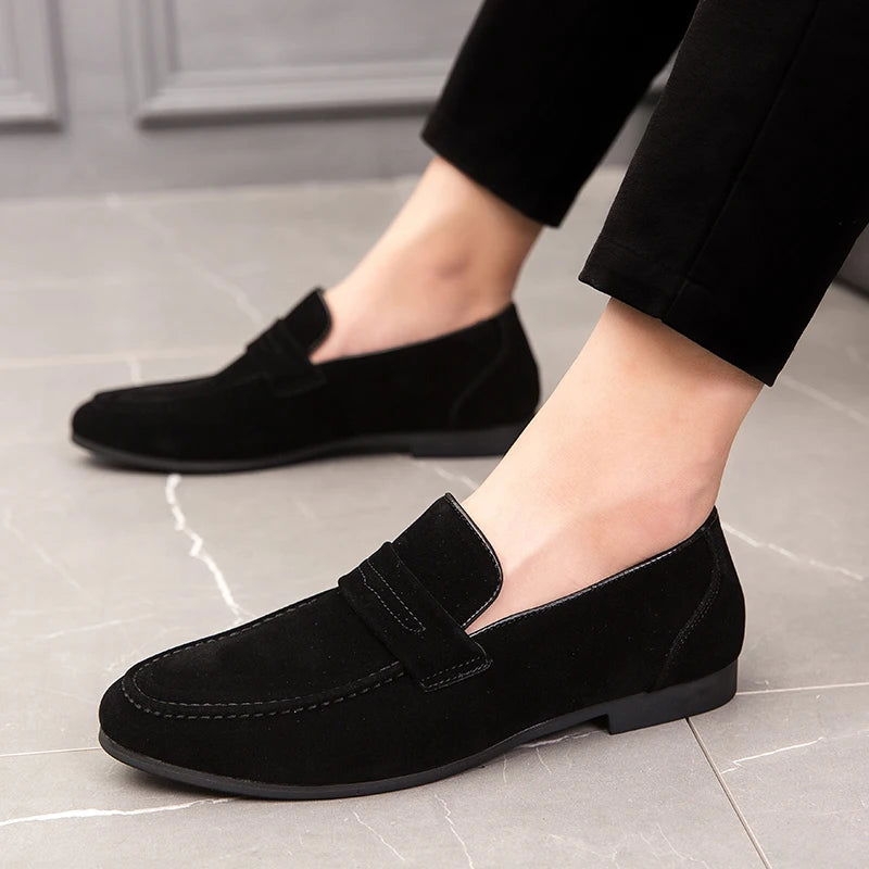 Mocassins Homme Classique en Daim