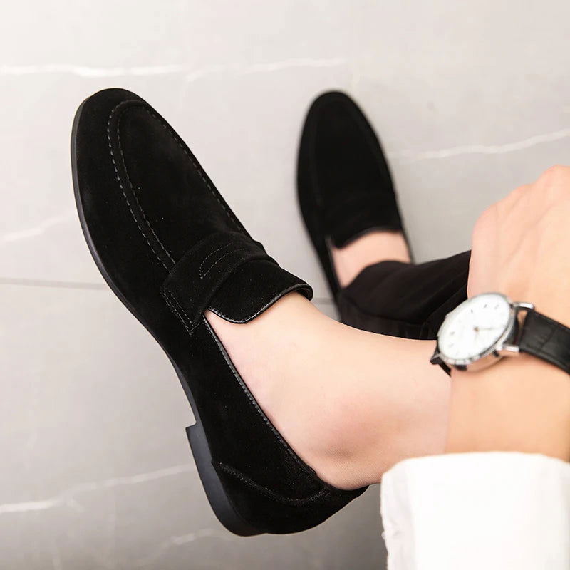 Mocassins Homme Classique en Daim