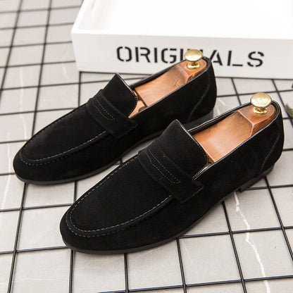 Mocassins Homme Classique en Daim