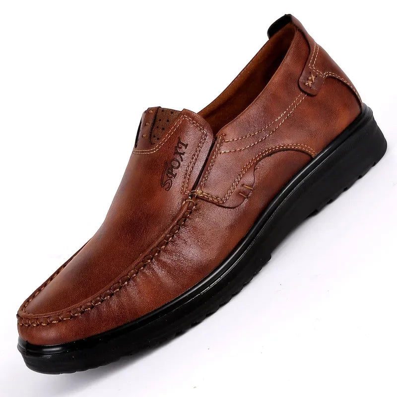 Mocassins Homme Confort en Cuir