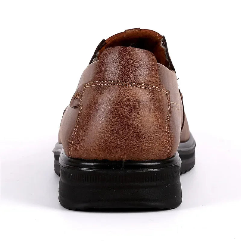 Mocassins Homme Confort en Cuir