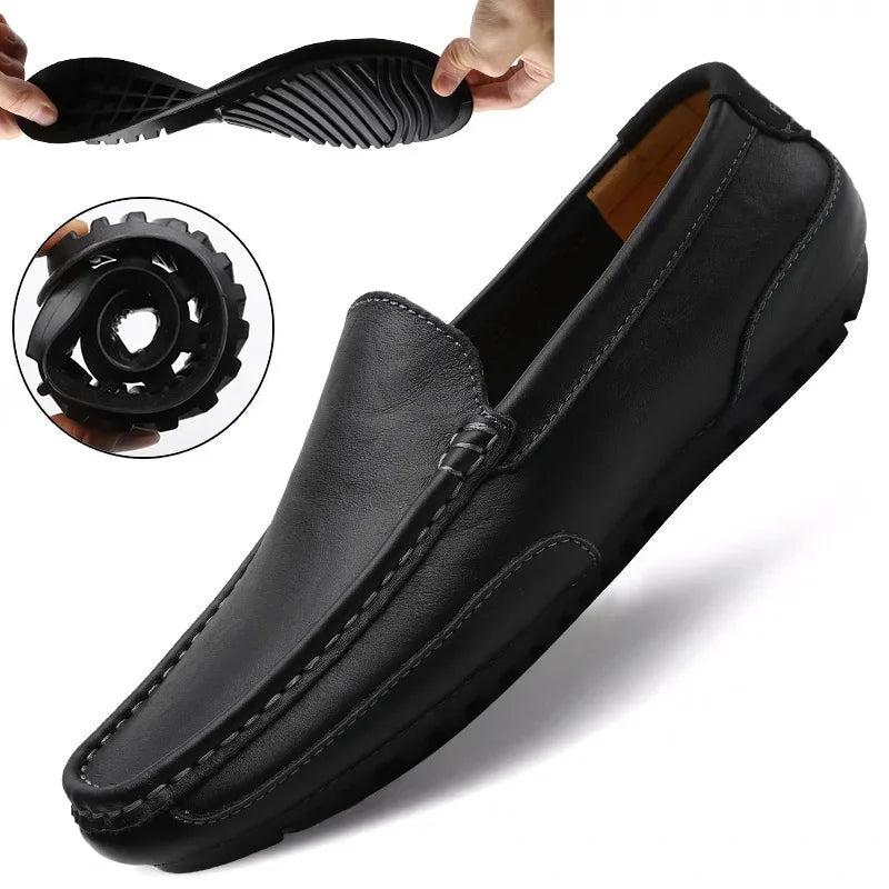 Mocassins Homme Urbain en Cuir Souple