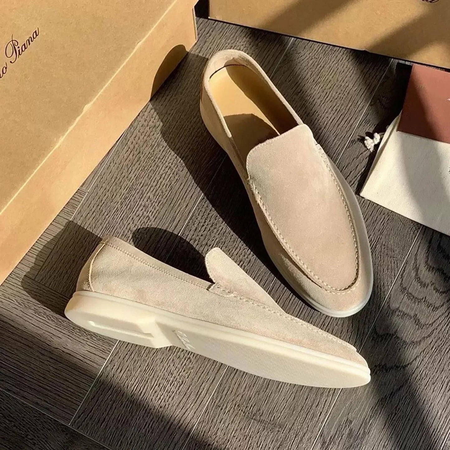 Mocassins Homme Urbain en Daim