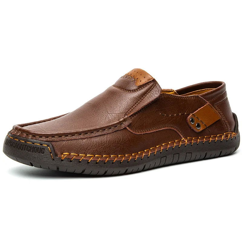 Mocassins Homme en Cuir - Finition Artisanale