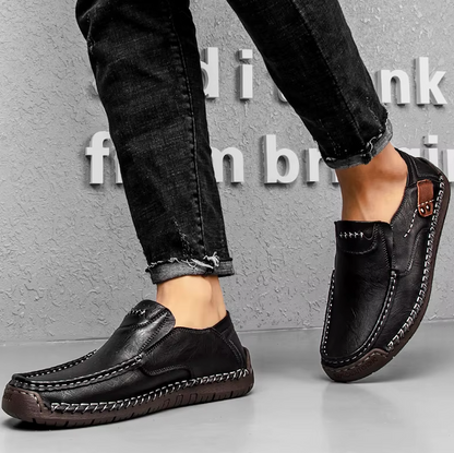 Mocassins Homme en Cuir - Finition Artisanale