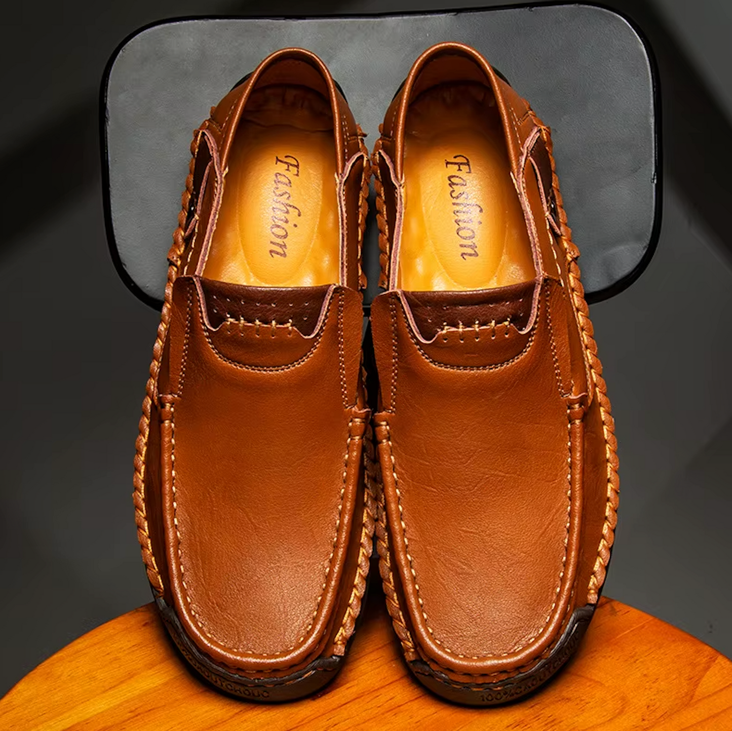 Mocassins Homme en Cuir - Finition Artisanale