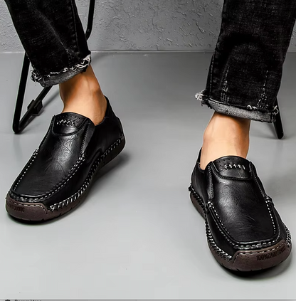 Mocassins Homme en Cuir - Finition Artisanale
