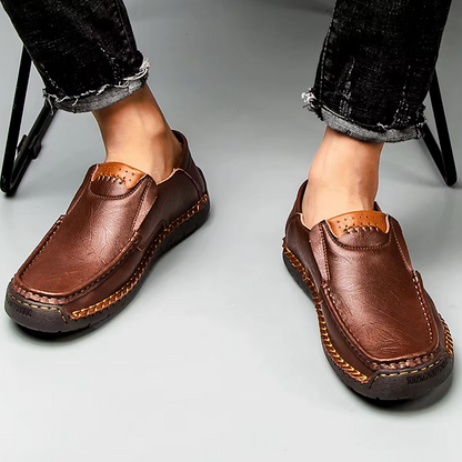 Mocassins Homme en Cuir - Finition Artisanale